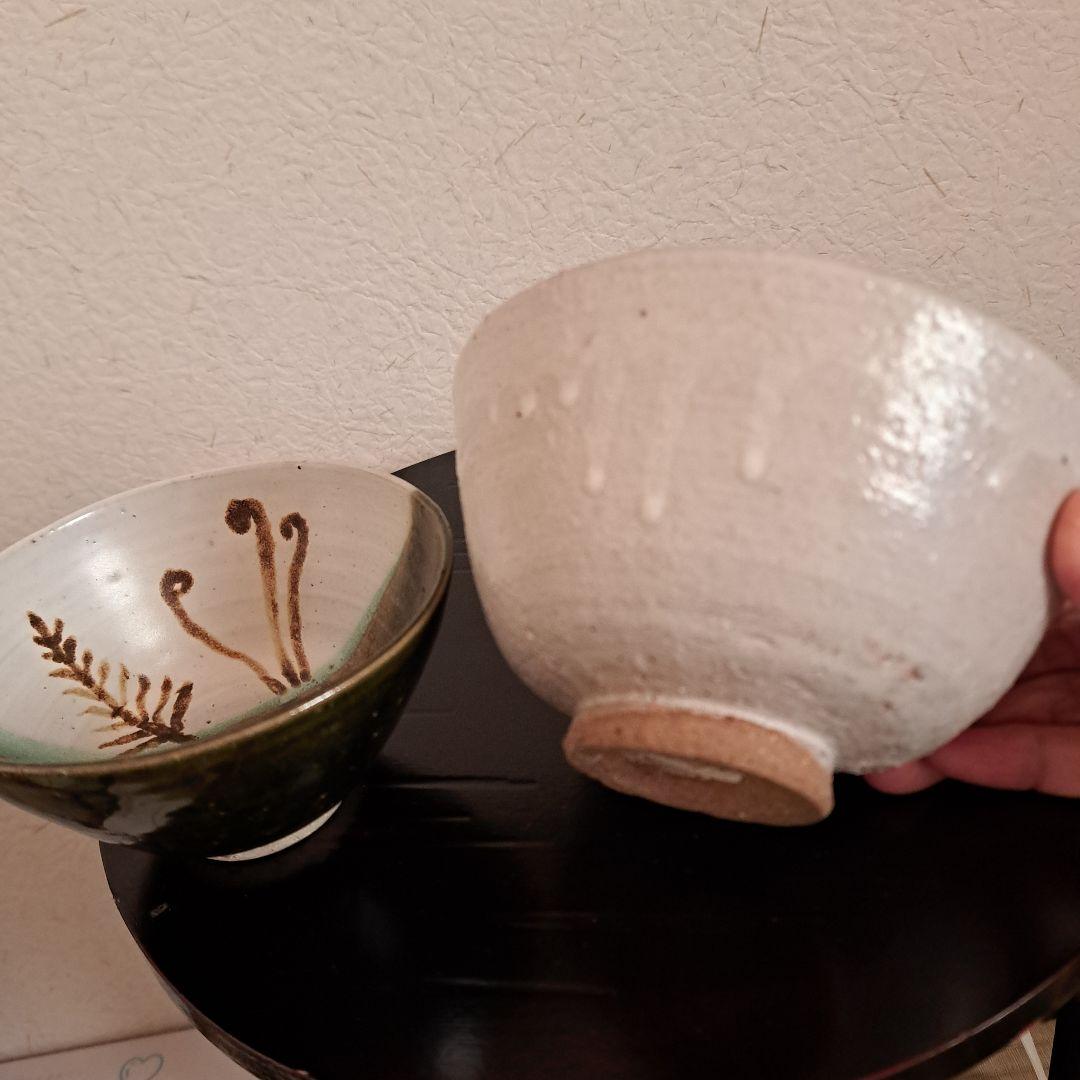 さくまる　一重切花入、唐銅花入、楽茶碗×2 菓子器×2 茶碗×2