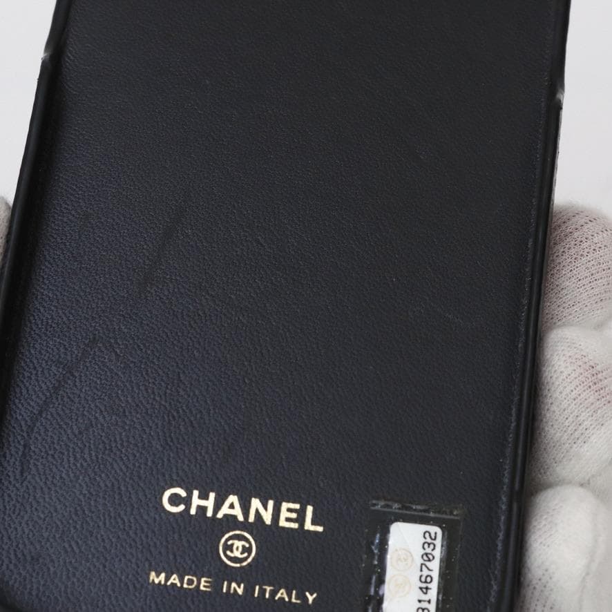 CHANEL マトラッセ iPhone13Proケース スマホケース ブラック