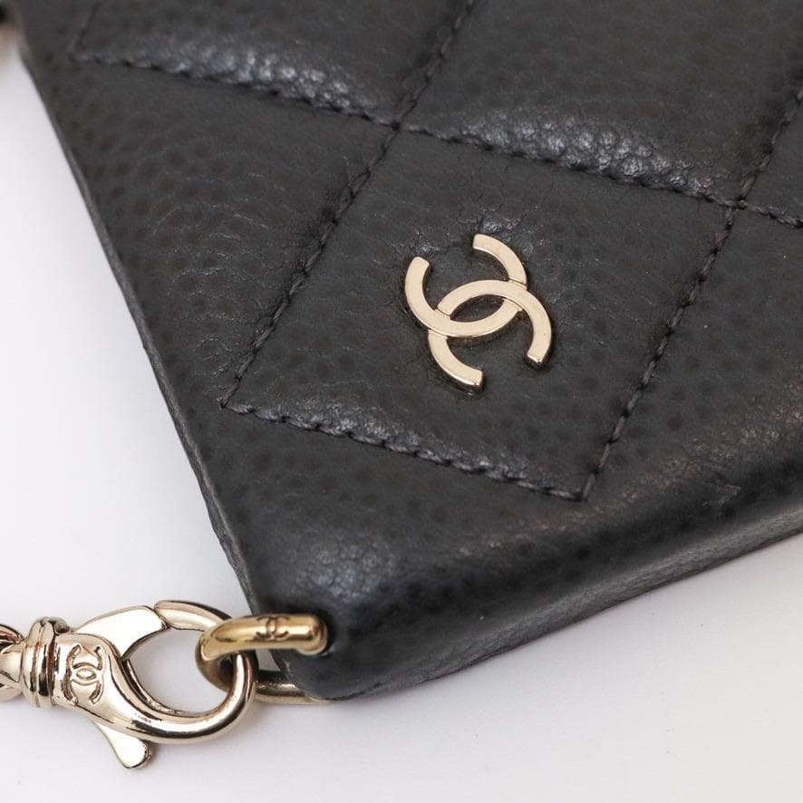 CHANEL マトラッセ iPhone13Proケース スマホケース ブラック