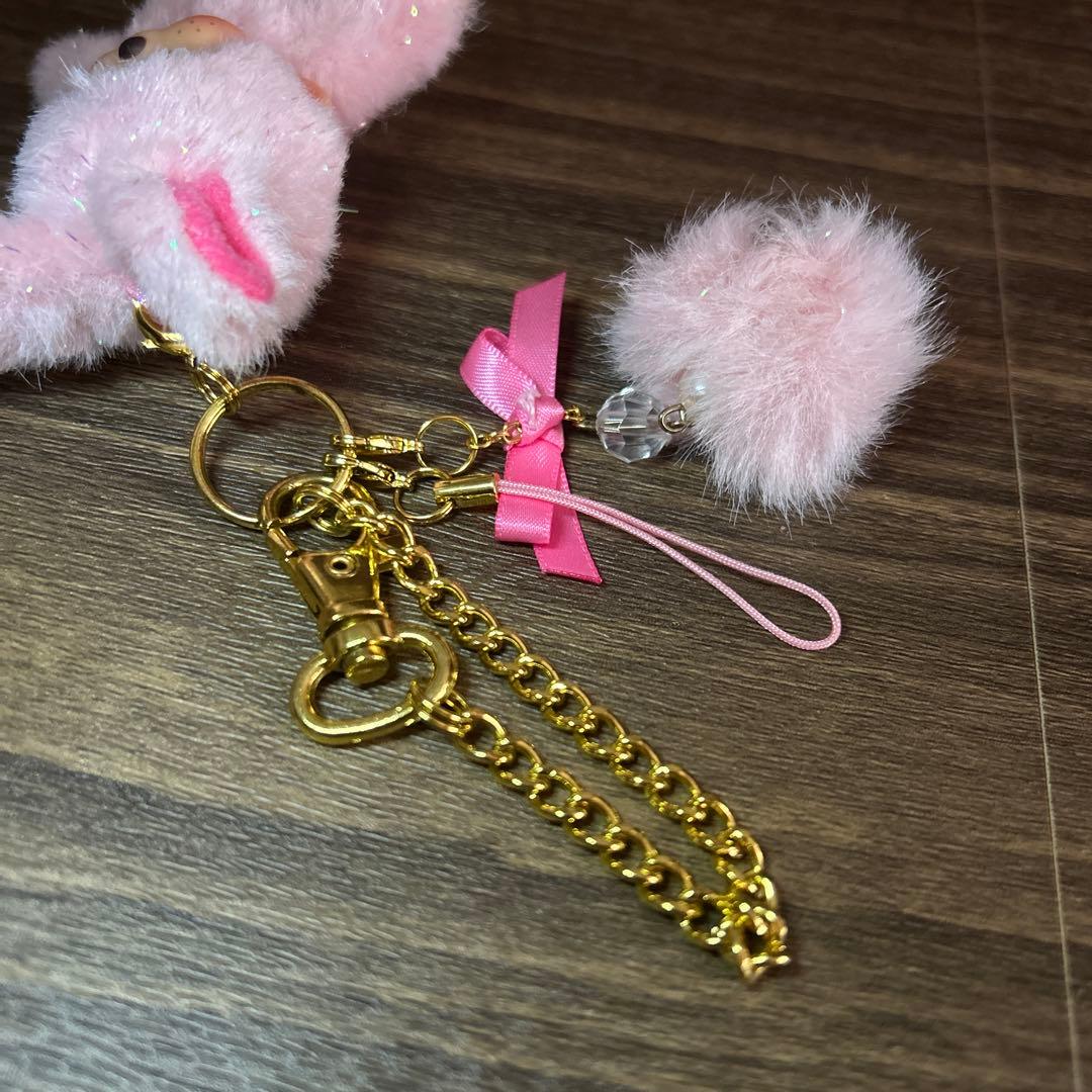 モンチッチ　チムたん　レア　キラキラ　ぬいぐるみ　ストラップ　キーホルダー