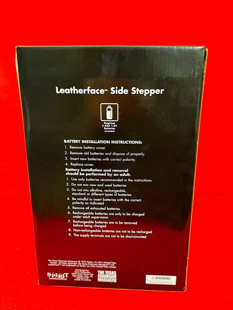 テキサスチェーンソー レザーフェイス サイドステッパー フィギュア 海外限定