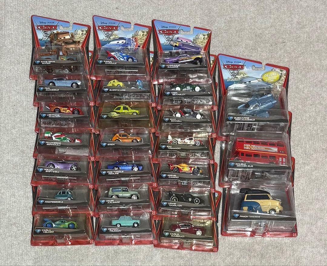 こ*う様 disny Cars pixar カーズ マテルミニカー 24台 セッ