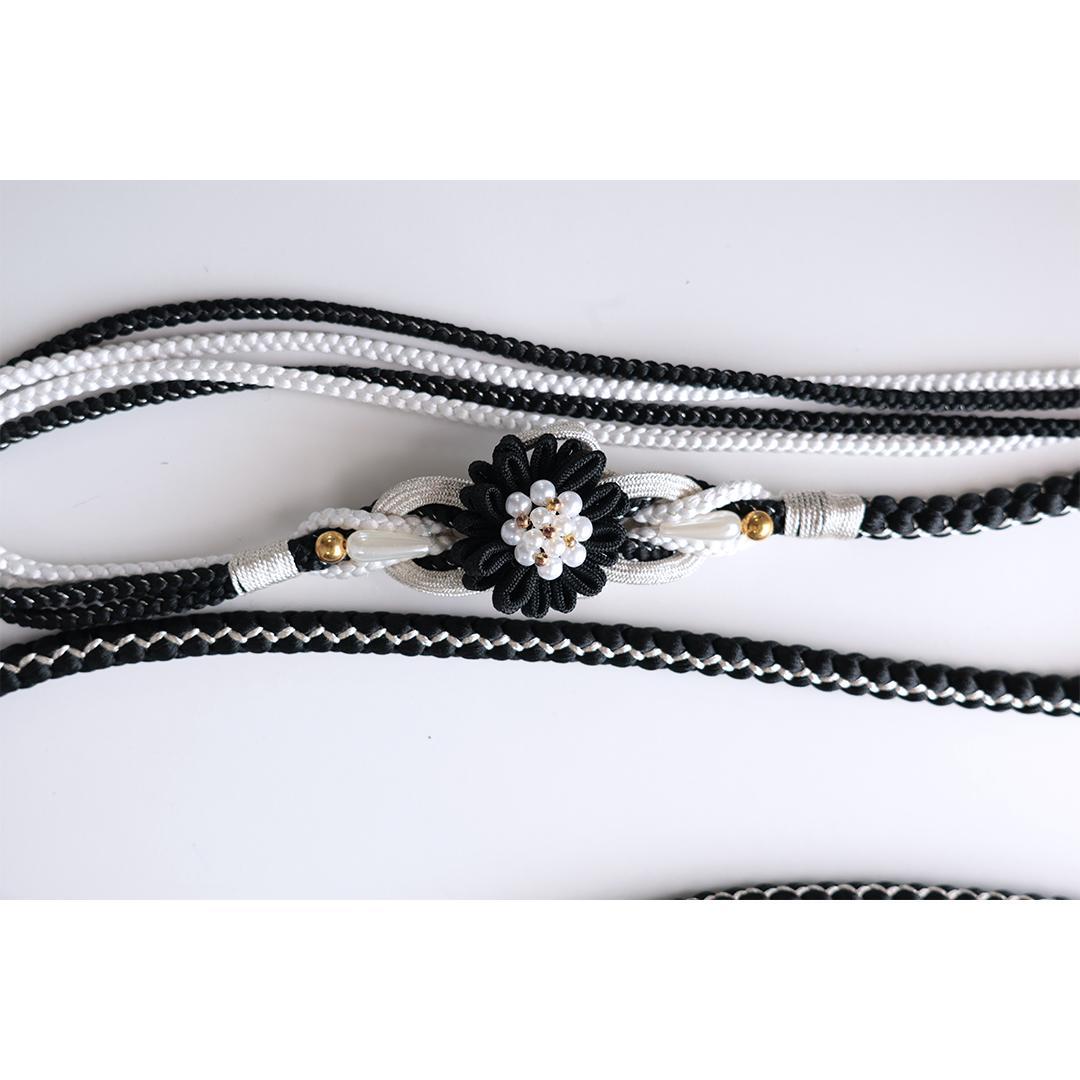 艶VINTAGE■緑白■振袖6点セット163cm帯黒新品フルセット成人式TM08