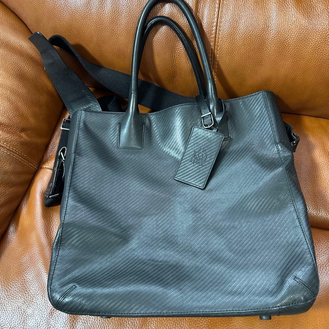 「最終価格」ダンヒル　ビジネスバッグ　馬革