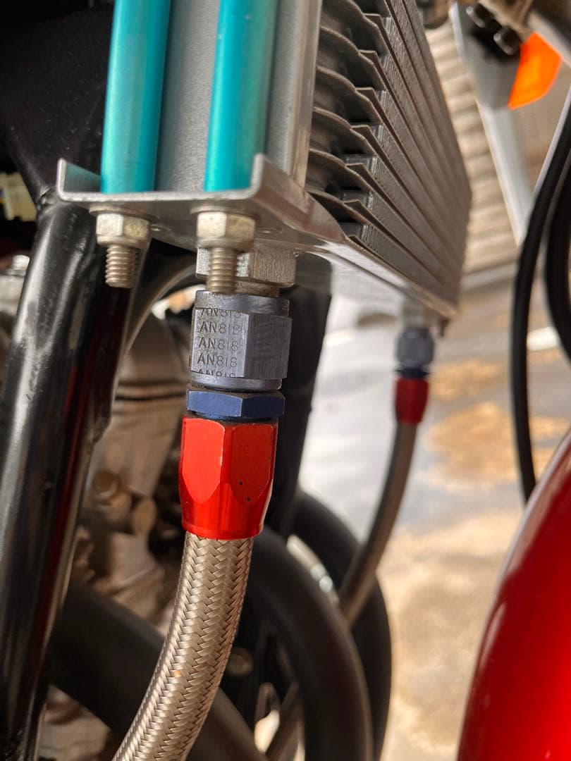 CB750F オイルクーラー