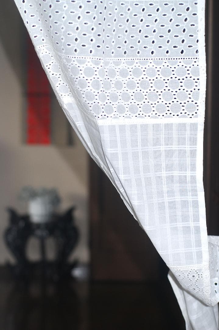 (専用　６枚組）★インド綿★「パッチワークのれんOH８５・１５０」