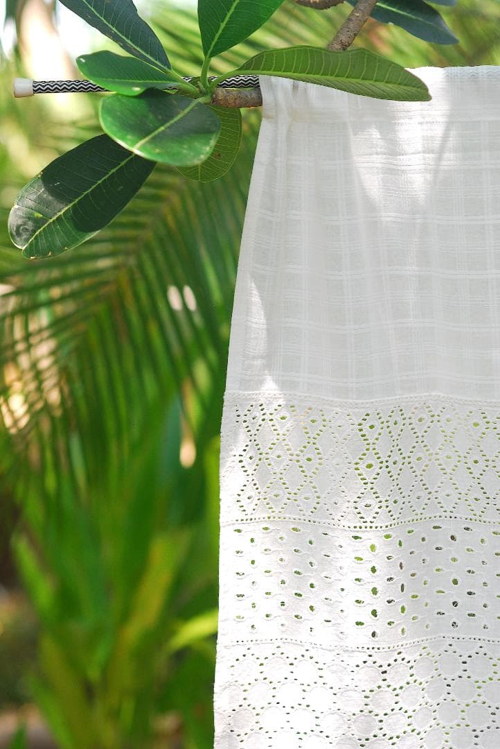 (専用　６枚組）★インド綿★「パッチワークのれんOH８５・１５０」