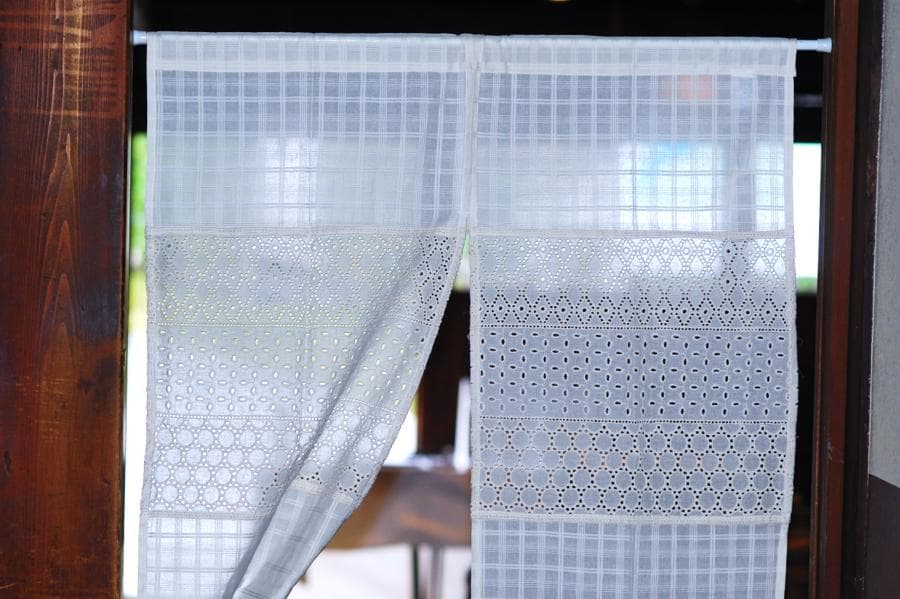 (専用　６枚組）★インド綿★「パッチワークのれんOH８５・１５０」