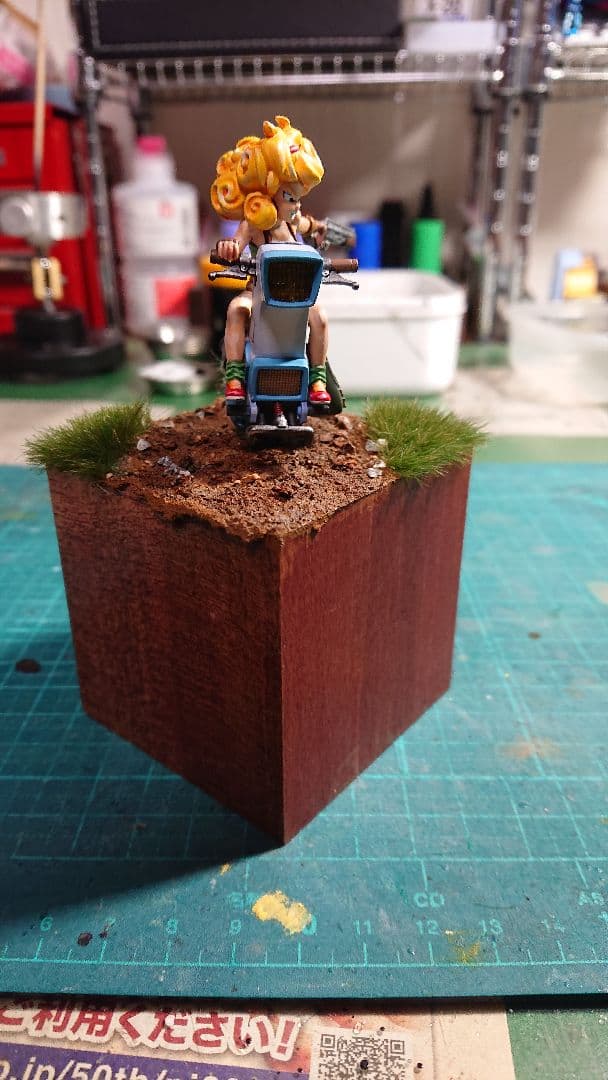 メカコレクション　ドラゴンボール　ランチの一輪バイク