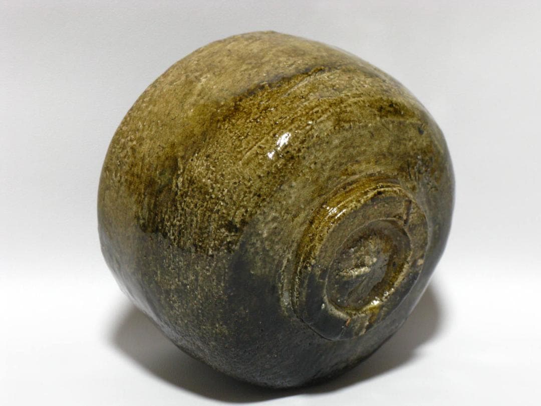 小森宗彬 作『飴釉 楽 茶碗』共箱 共布 父 小森松庵 小服茶碗 旅茶碗 茶道具