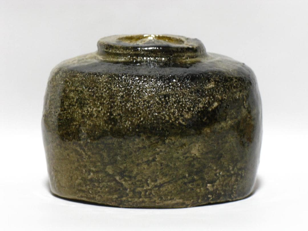 小森宗彬 作『飴釉 楽 茶碗』共箱 共布 父 小森松庵 小服茶碗 旅茶碗 茶道具