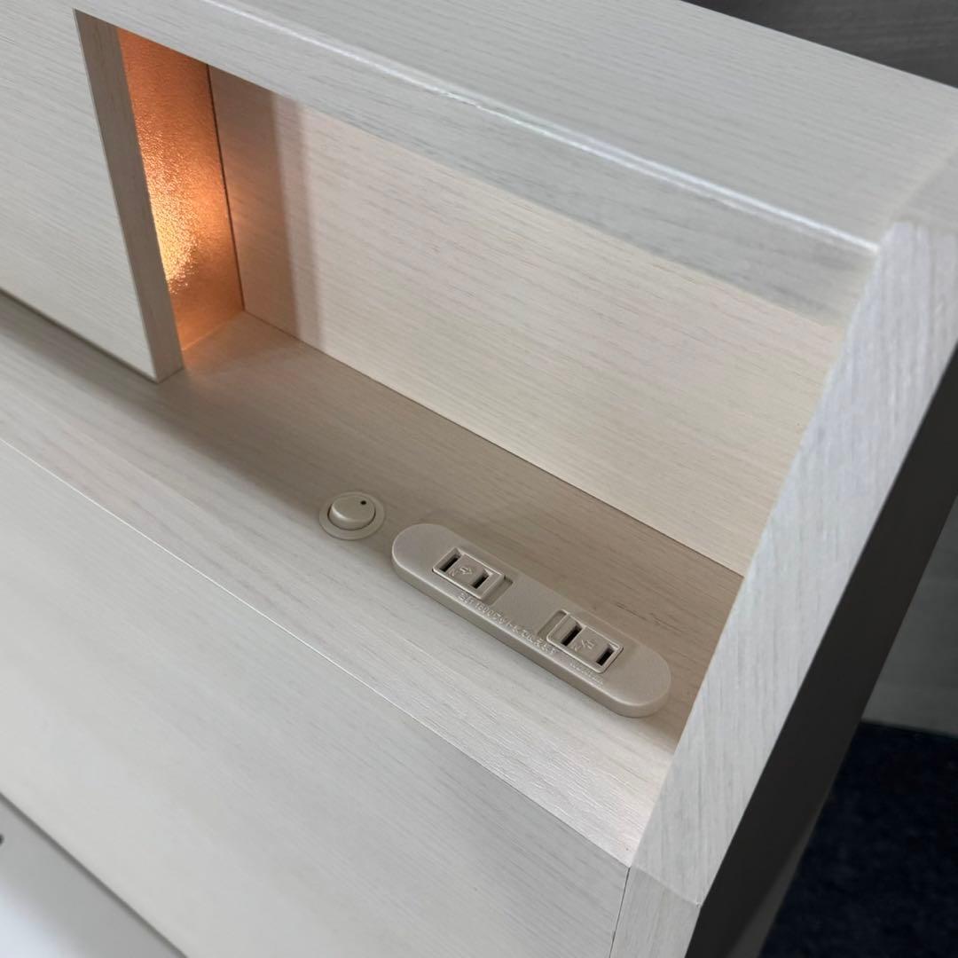 ニトリ ベッドフレーム シングル アザン3浅型 シンプル 家具d3404