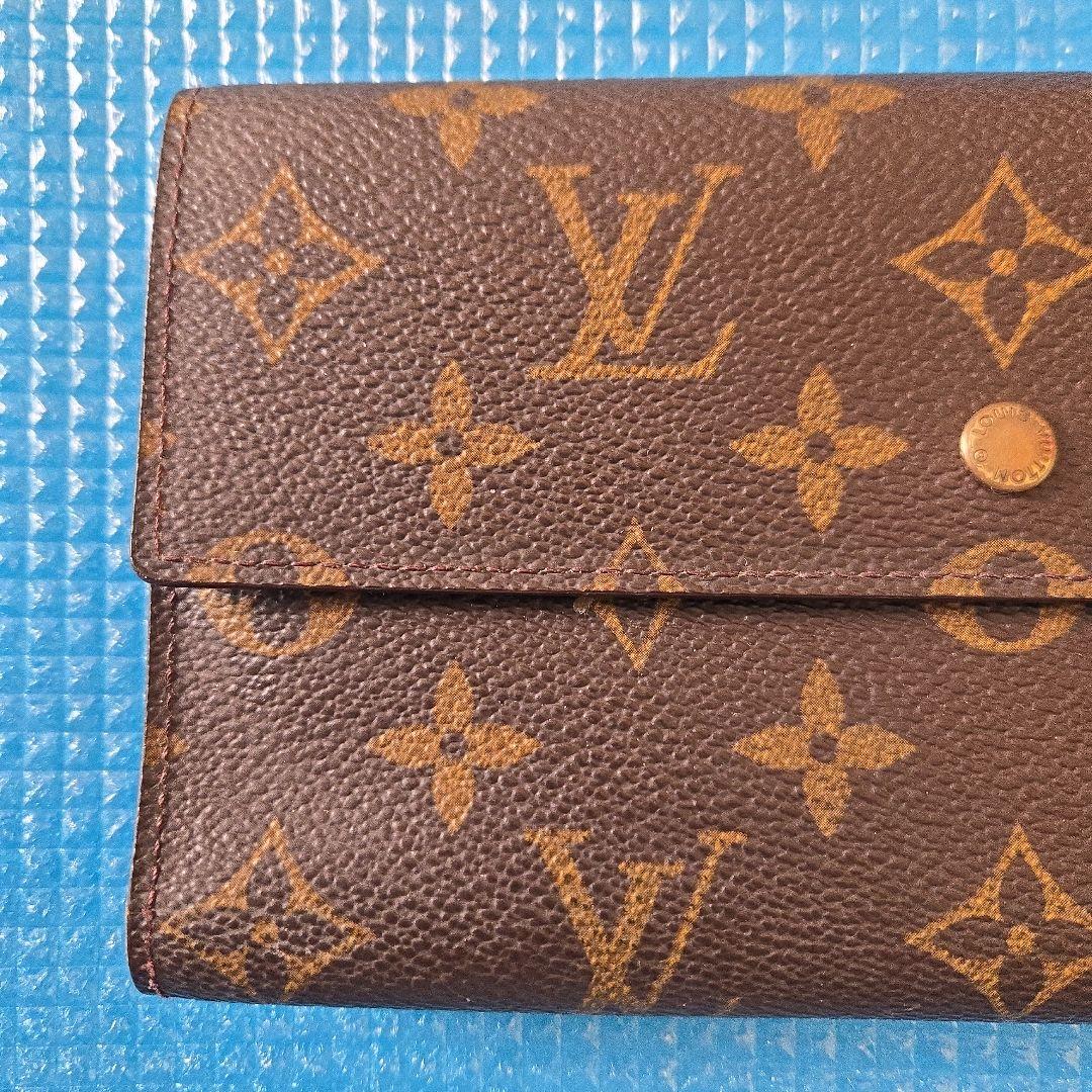 ☆美品☆ ルイヴィトン Louis Vuitton モノグラム 三つ折り財布