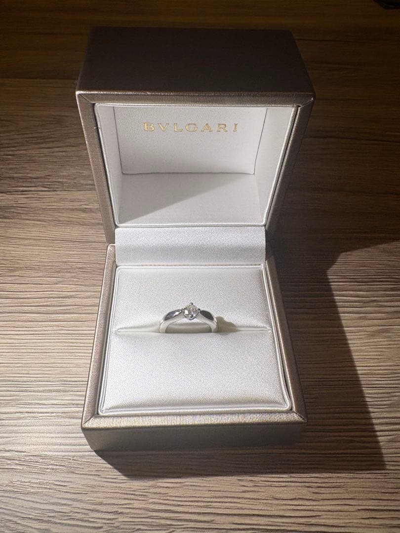 BVLGARI プラチナ ダイヤモンドリング 0.3カラット