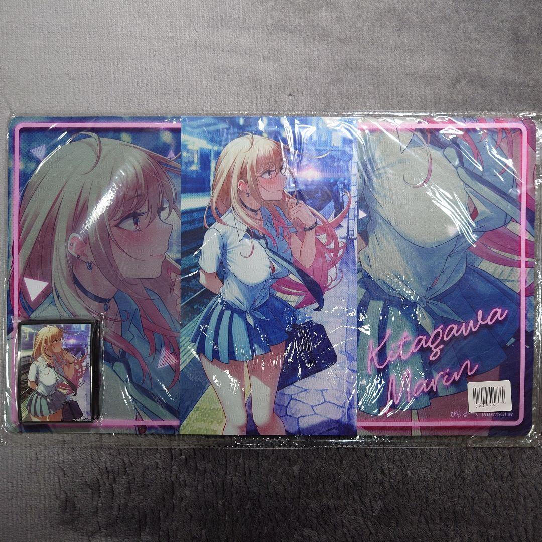 α2 着せ恋 学生服&駅のホーム 喜多川海夢 スリーブ&プレイマット