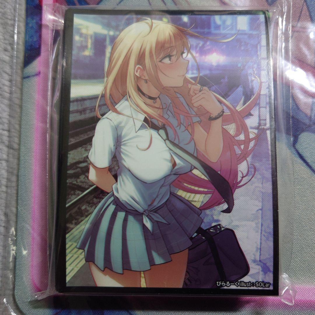 α2 着せ恋 学生服&駅のホーム 喜多川海夢 スリーブ&プレイマット