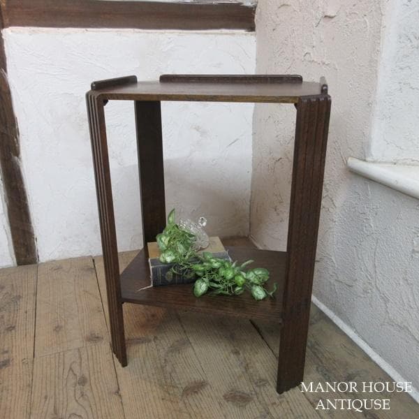 イギリス アンティーク 家具 ブックテーブル サイドテーブル 本棚 6482d