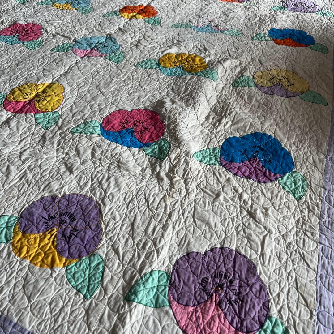 アンティークキルト、ミシンキルト、アップリケキルト