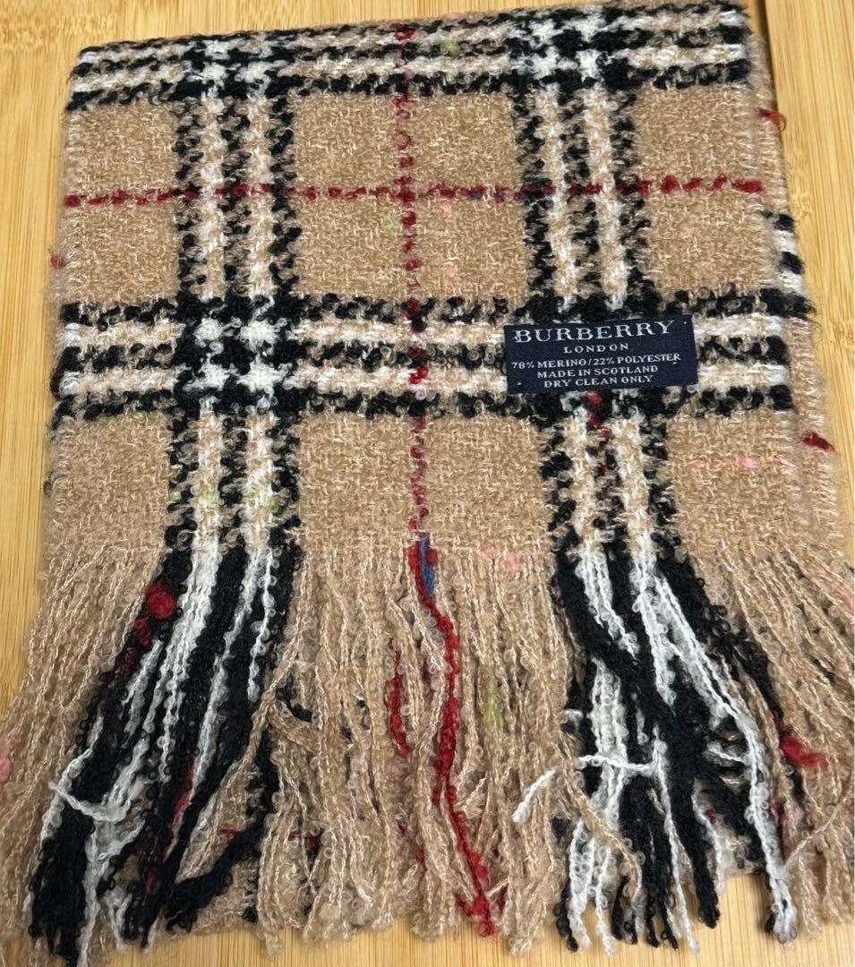 BURBERRYマフラー 新品 未使用 タグ付き