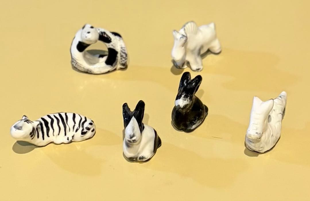 鈴木環 フェーブ 箸置き 置き物 干支 6点セット ピジョン ピジョンカップ