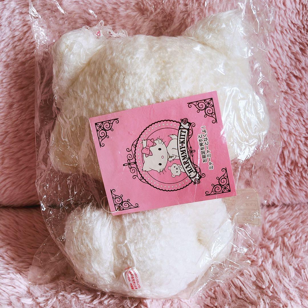 希少レア　チャーミーキティ　鳴き声付きぬいぐるみ　2004 平成レトロ サンリオ