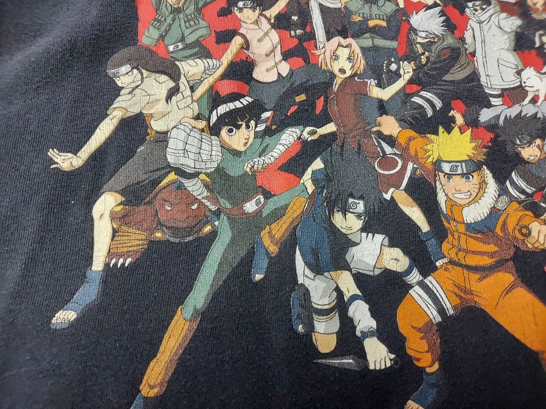 は*と様 00s NARUTO 全員集合 Tシャツ ナルト アニメ XL 海外