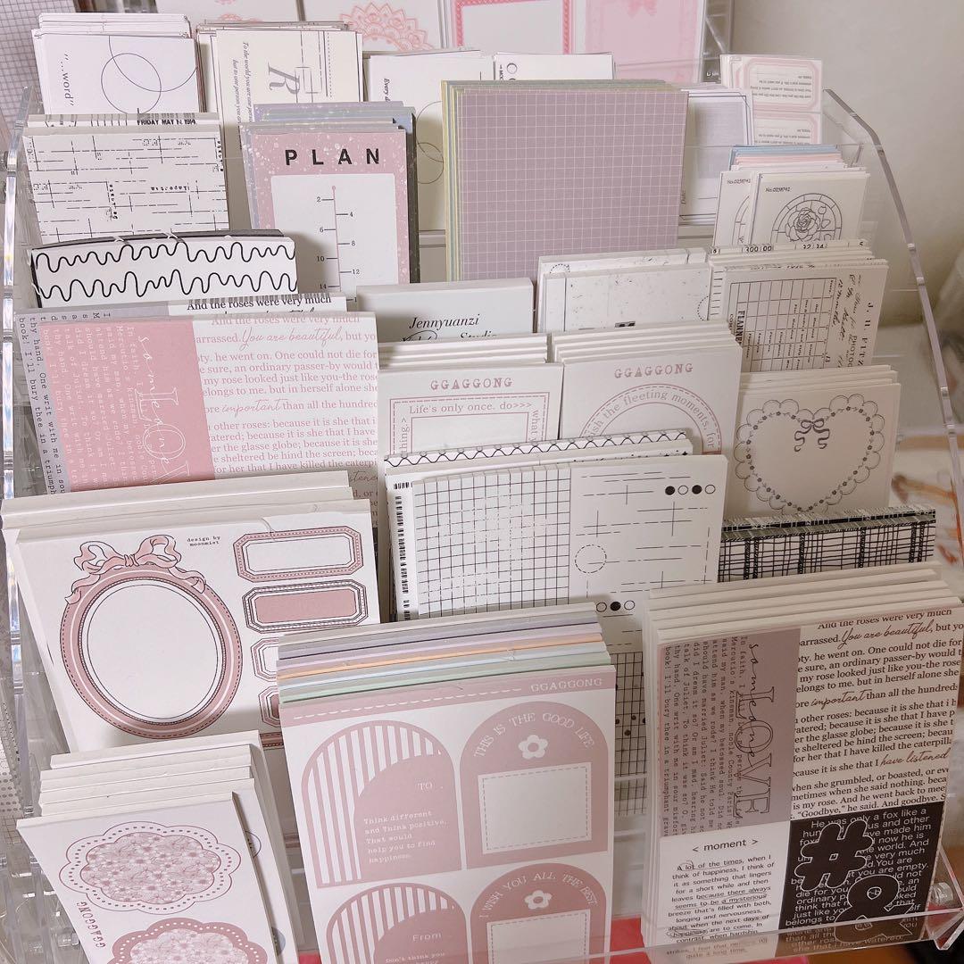 紙モノ コラージュ素材 海外作家 デザペ 人物ステッカー まとめ売り