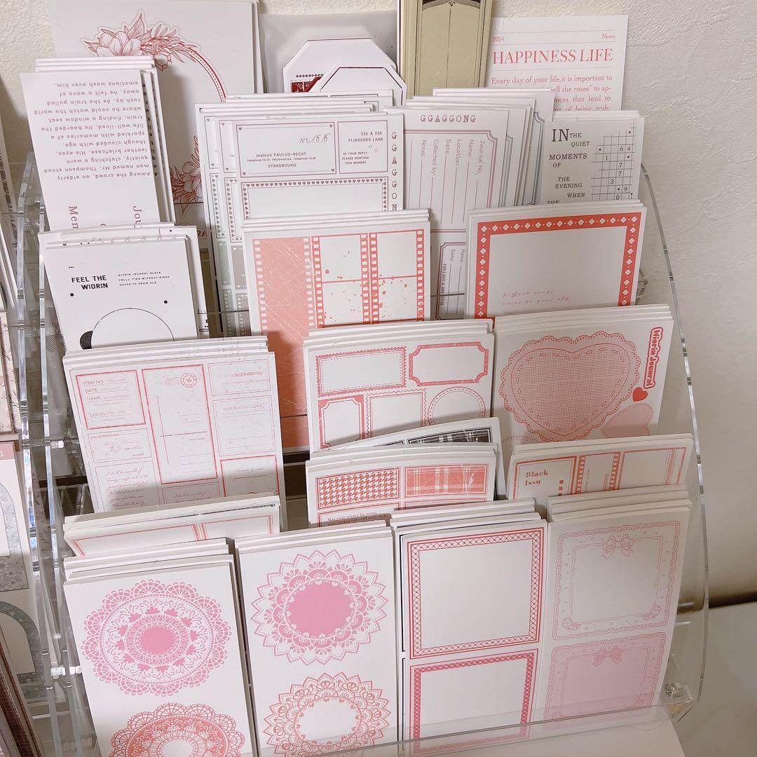 紙モノ コラージュ素材 海外作家 デザペ 人物ステッカー まとめ売り