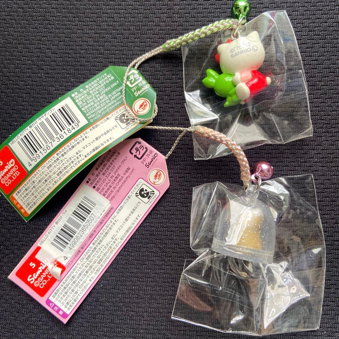 ご当地ハローキティ 根付けストラップ新潟限定激レア ササダンゴン平成レトロ湯沢