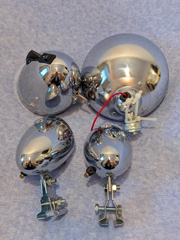 ヴェスパ ベスパ用 フォグランプ 飾りライト モッズ 4点セット