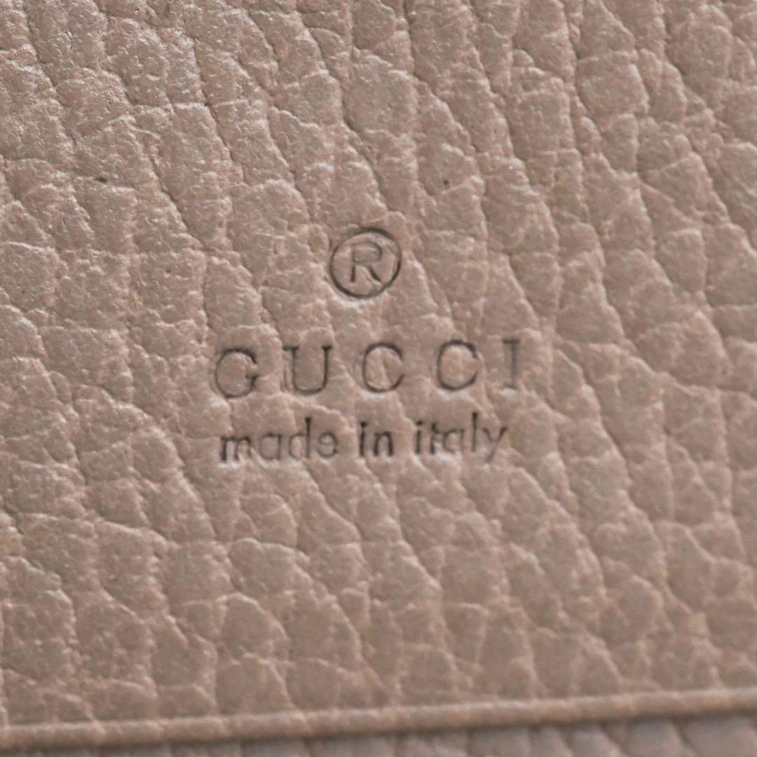 ✨新品未使用✨　GUCCI ミニ財布　マーモント　GG ロゴ　二つ折り　刻印