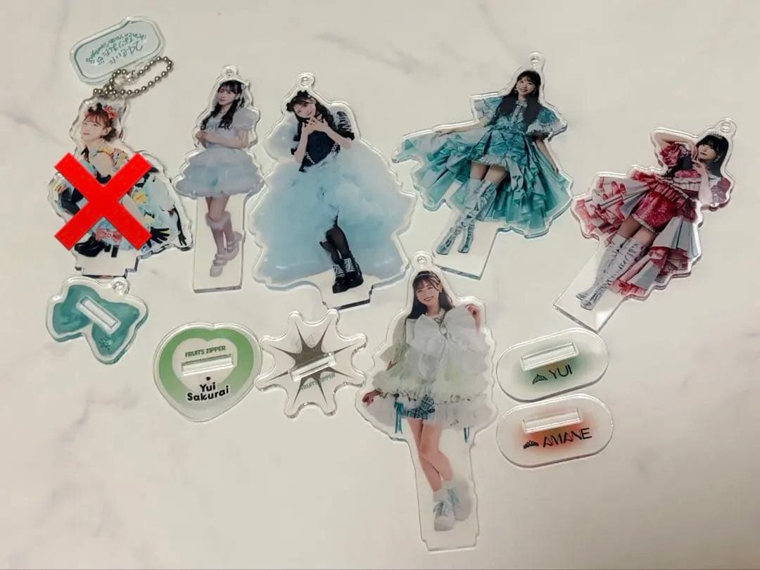 櫻井優衣 月足天音 10周年 アクスタ チェキ