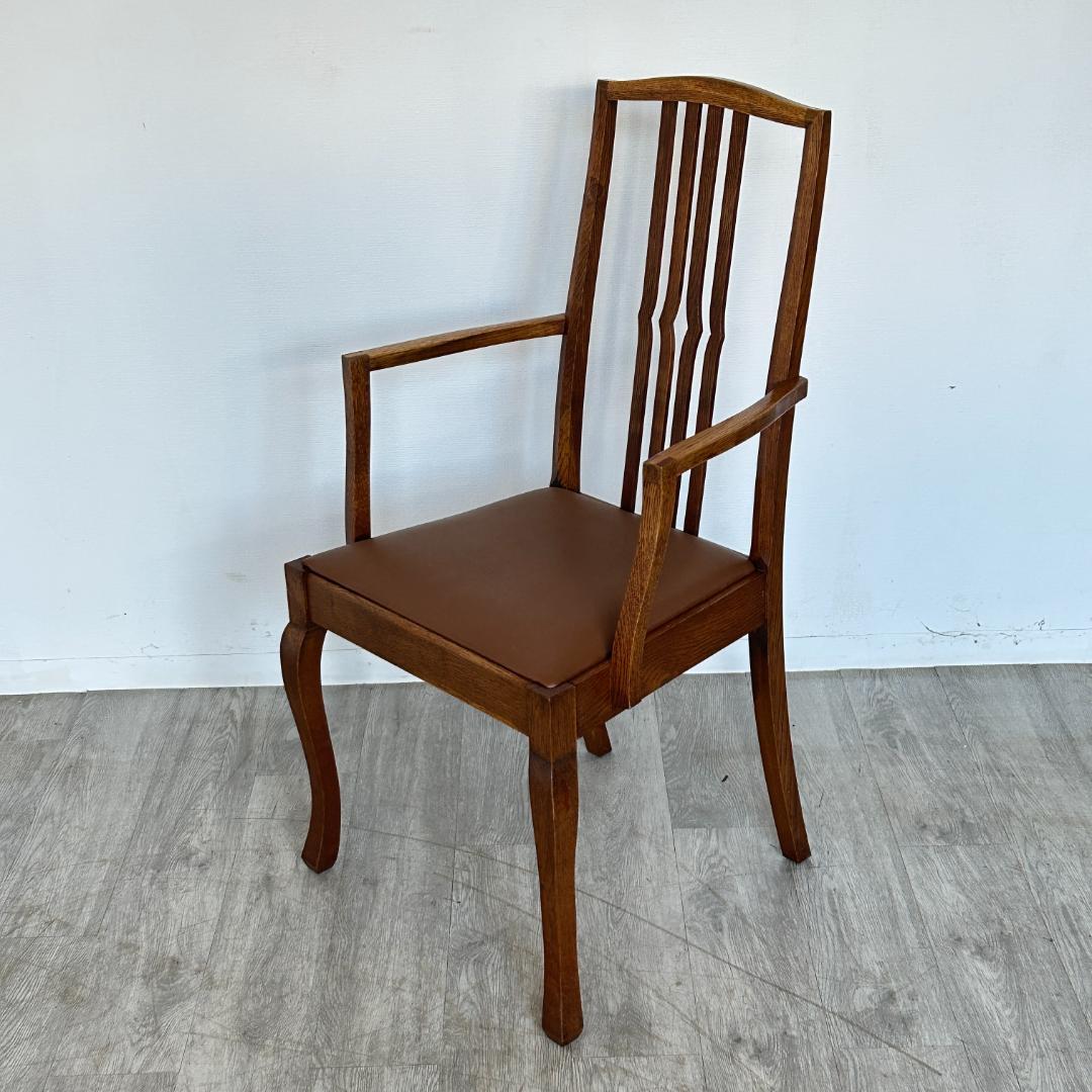 イギリス アンティーク家具 ダイニング アームチェア 1930年頃 898A