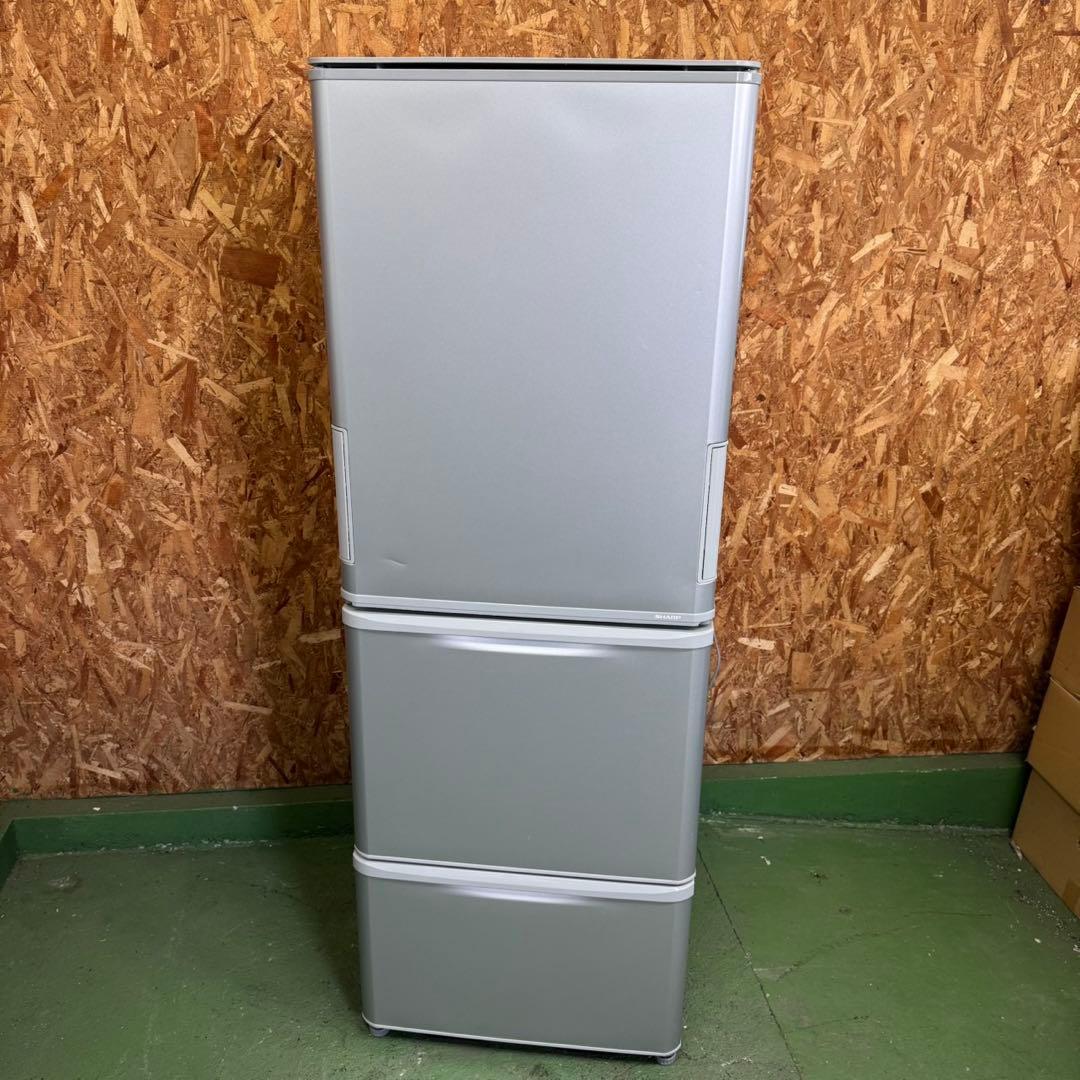 327 シャープ　どっちもドア　大型冷蔵庫　300L強　2022年製　シルバー