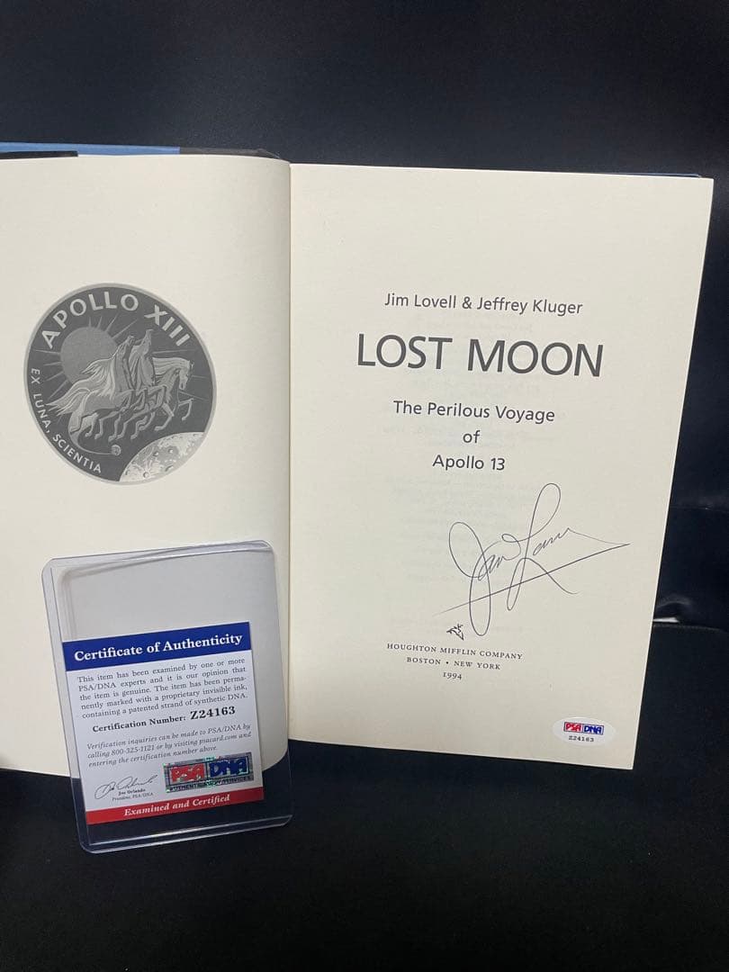 アポロ13号 宇宙飛行士、関係者 直筆サイン