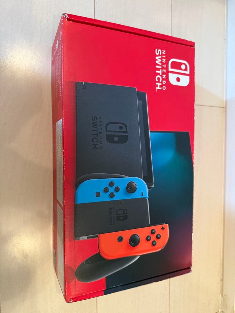 Nintendo Switch 本体、 青/赤Joy-Con 箱あり