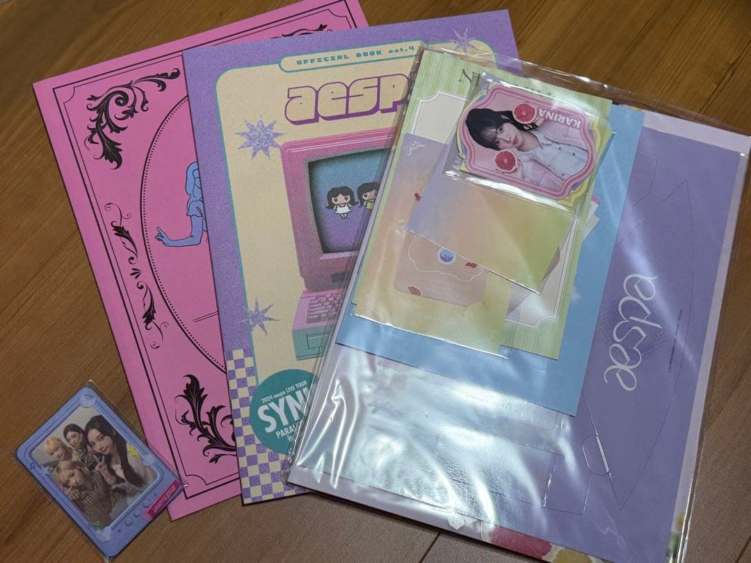 aespa カリナ　グッズ　まとめ売り　シーグリ　トレカ　チェキ