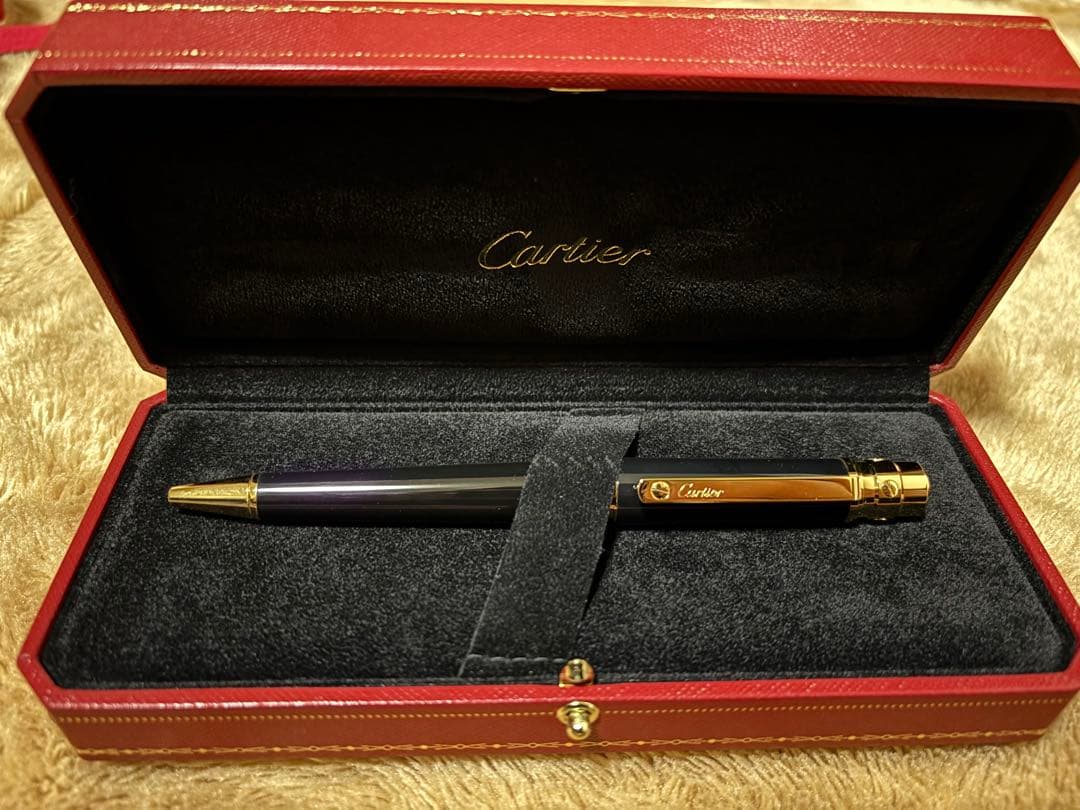 サントス ドゥカルティエボールペン(専用ケース付き) 品番：OP000131