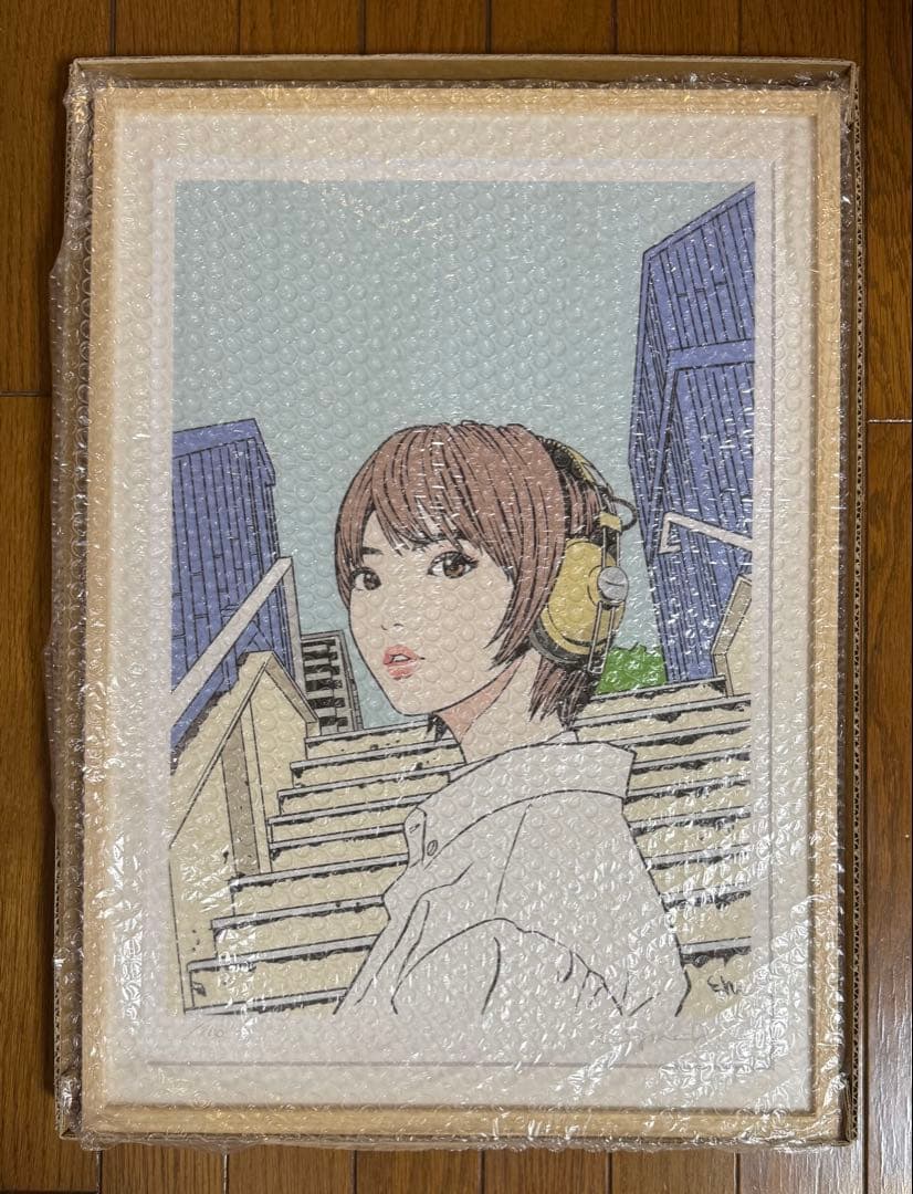 【未使用美品】江口寿史 複製画 「東京人」 サイン入り