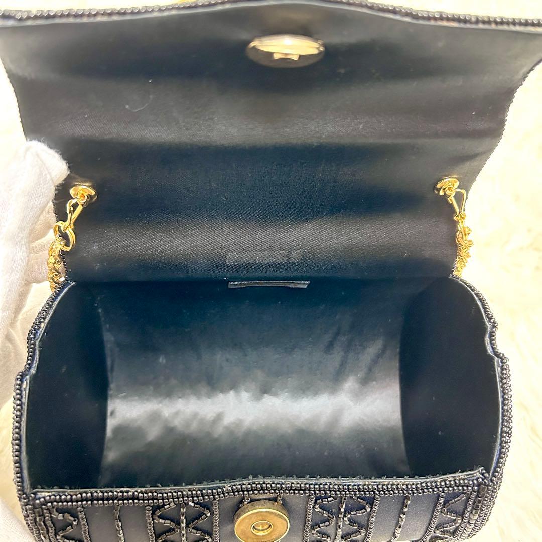 極美品✨ LUMY はしもと ビーズ ハンド ショルダーバッグ 2way