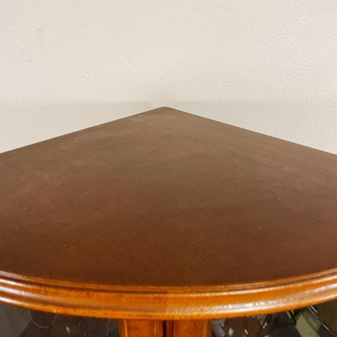 日本製　アヤノクラフト　綾野製作所 ブラウン 木製 コーナーキャビネット