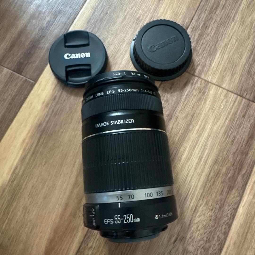 CANON EF-S 55-250mm ズームレンズ　撮影画像有り