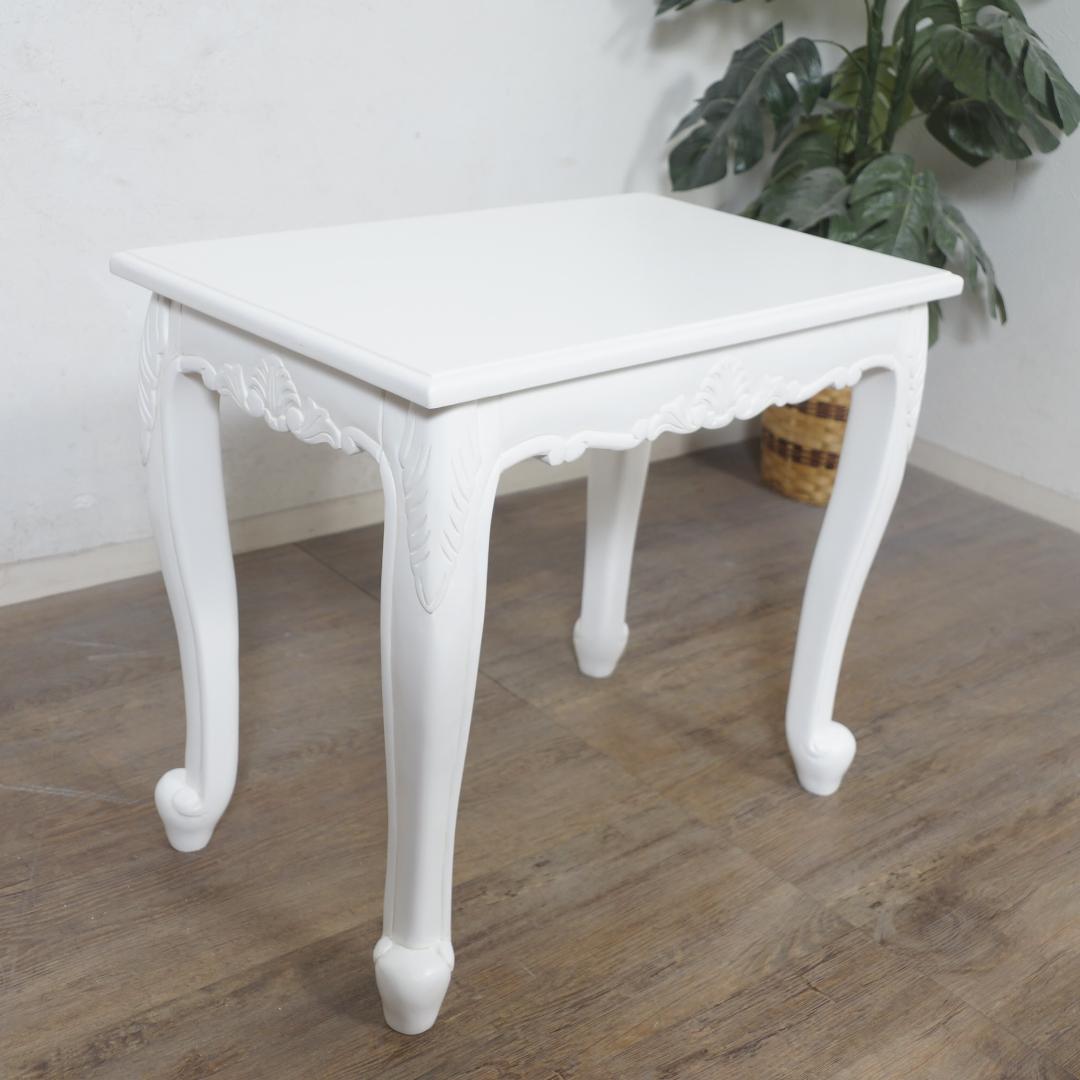 あるる　ヴィオレッタシリーズ　ネストテーブルセットアンティークホワイト