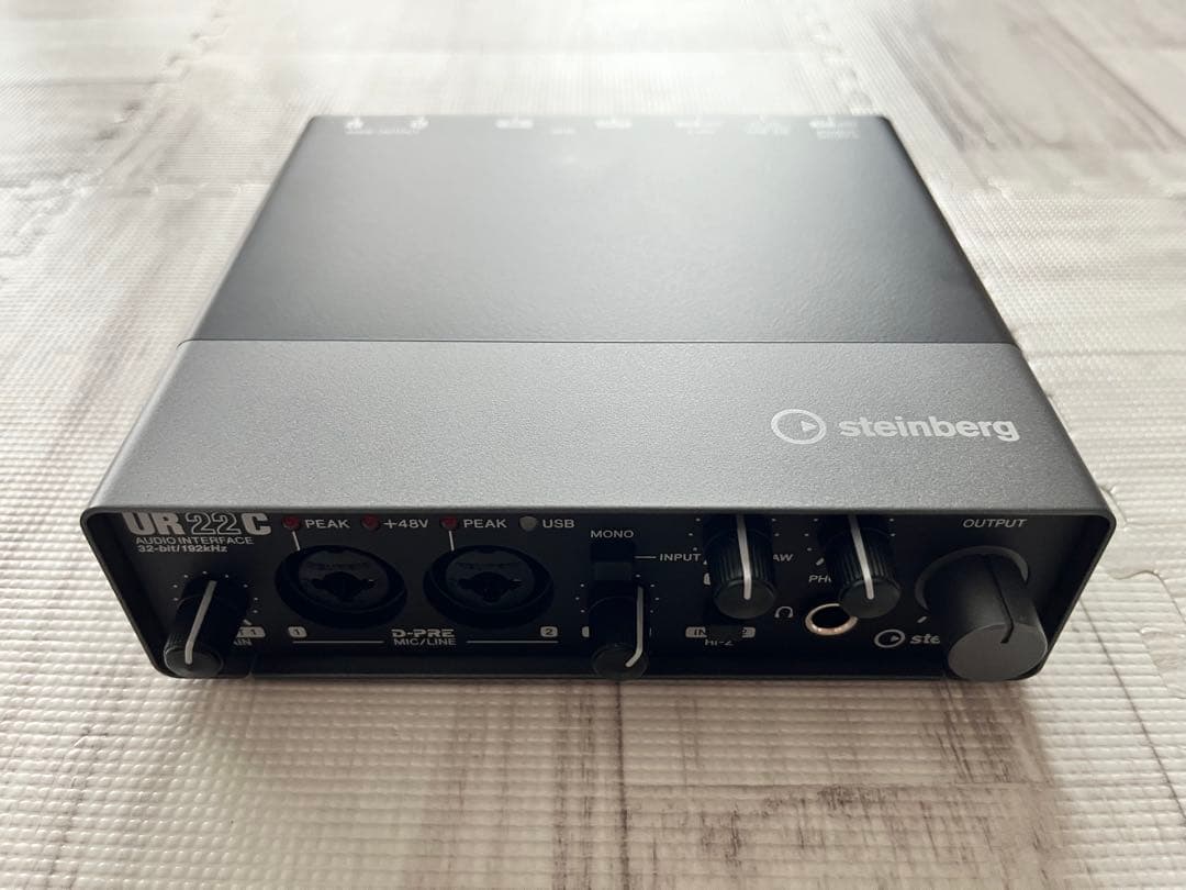 Steinberg IF UR22C グレイ&ブラック(付属品完備)