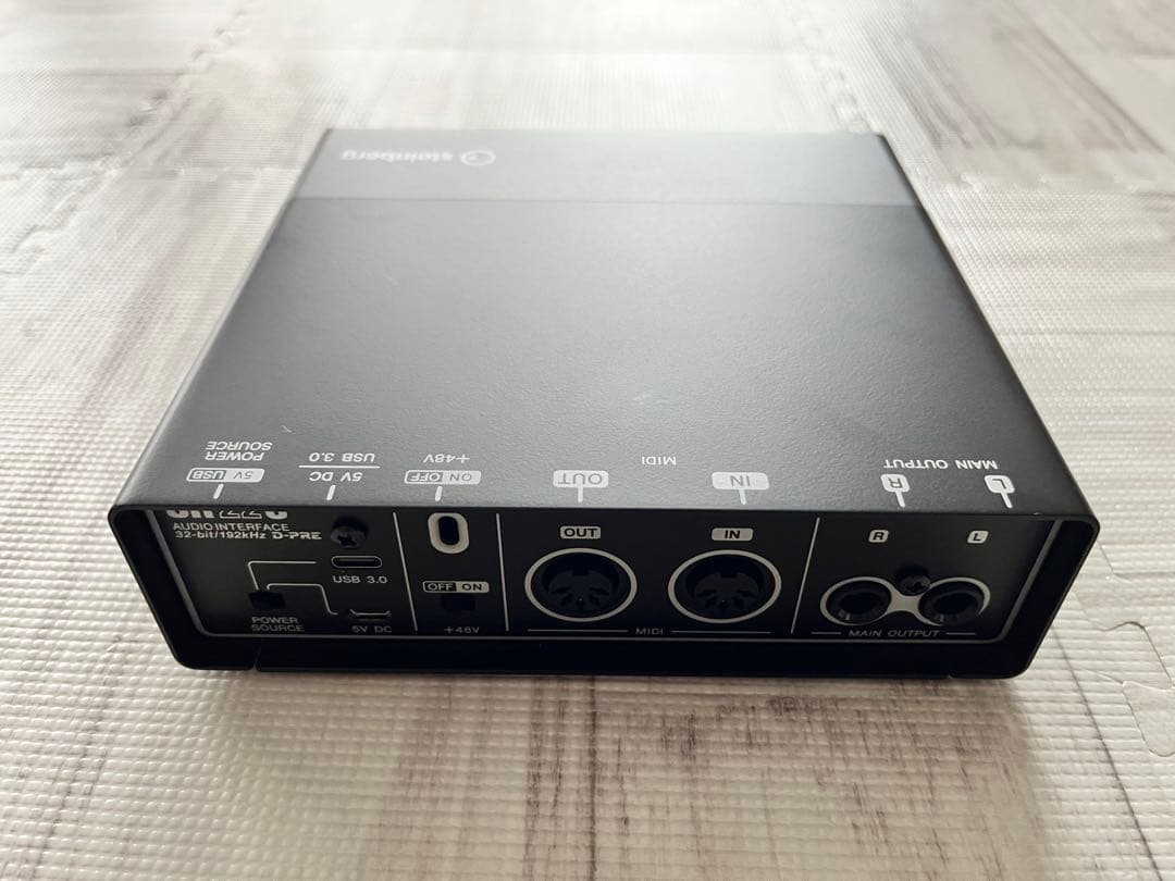 Steinberg IF UR22C グレイ&ブラック(付属品完備)