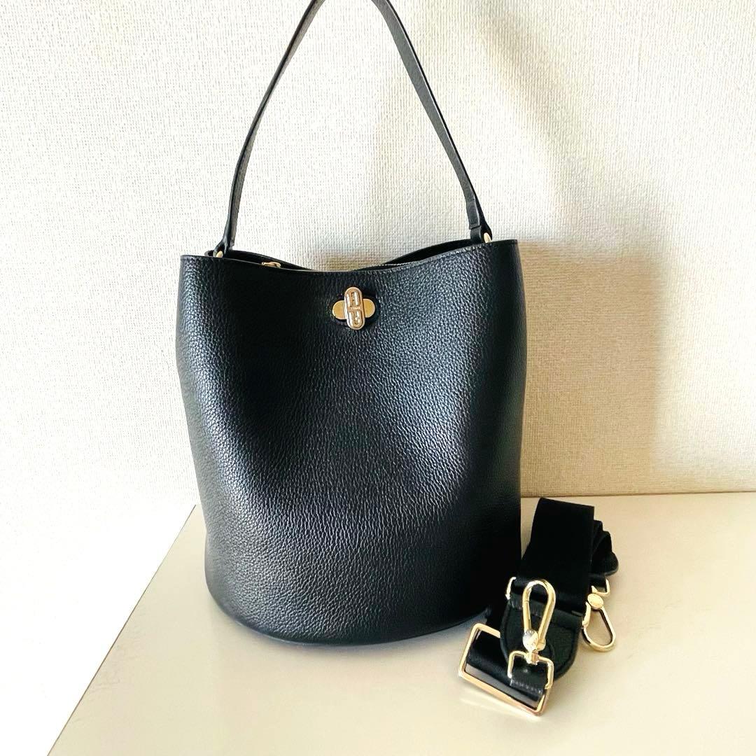 フルラ　ダナエ　2way ショルダーバッグ　ブラック　黒