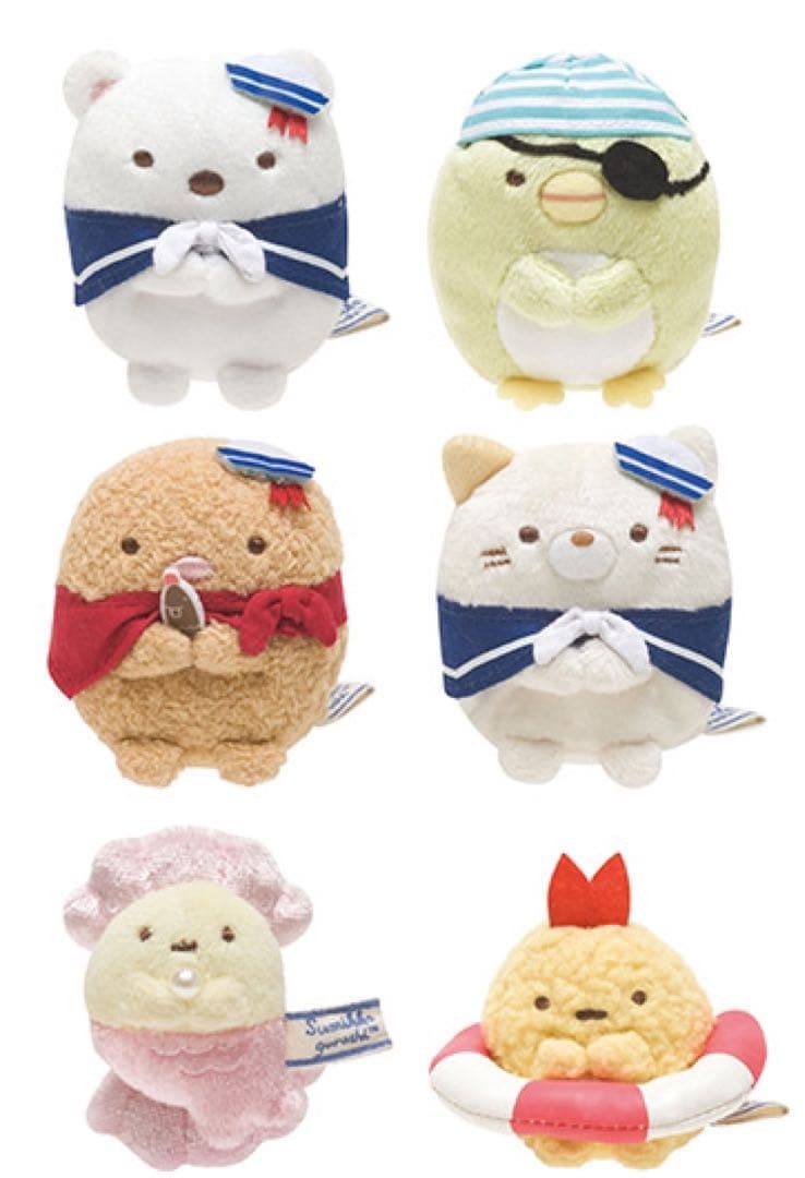 すみっコぐらし　てのりぬいぐるみ　2015 マリンごっこ　レア