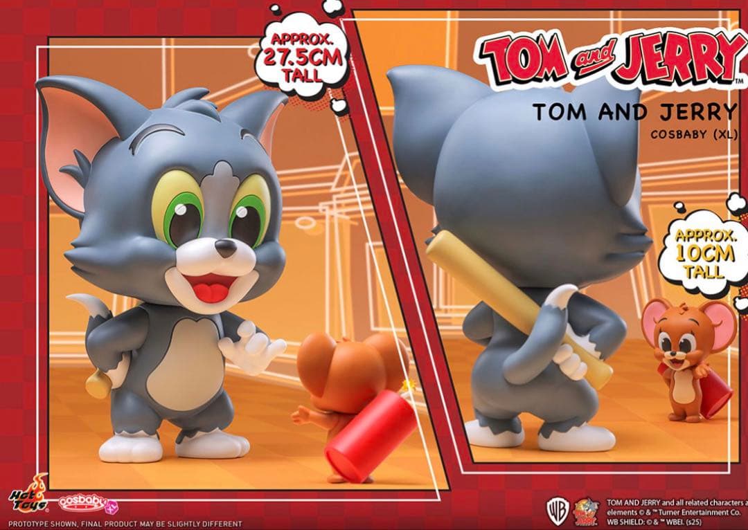 【コスベイビー】『トムとジェリー』［サイズXL］トムとジェリー　28センチ‼️