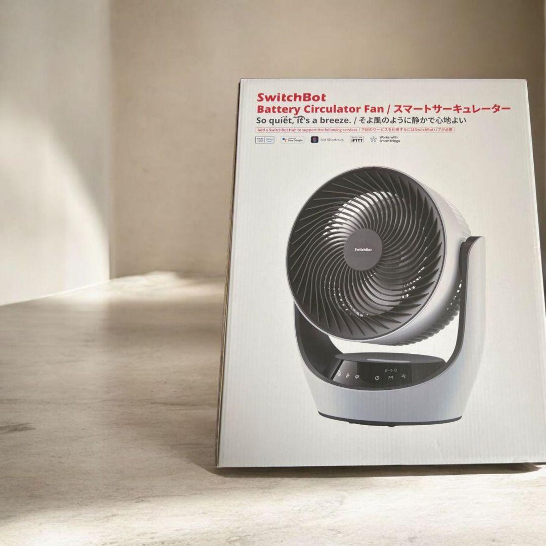 SwitchBot サーキュレーター バッテリー搭載 静音 コードレス 首振り