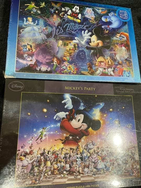 ディズニー　ミッキーパズル1000ピース4個セット